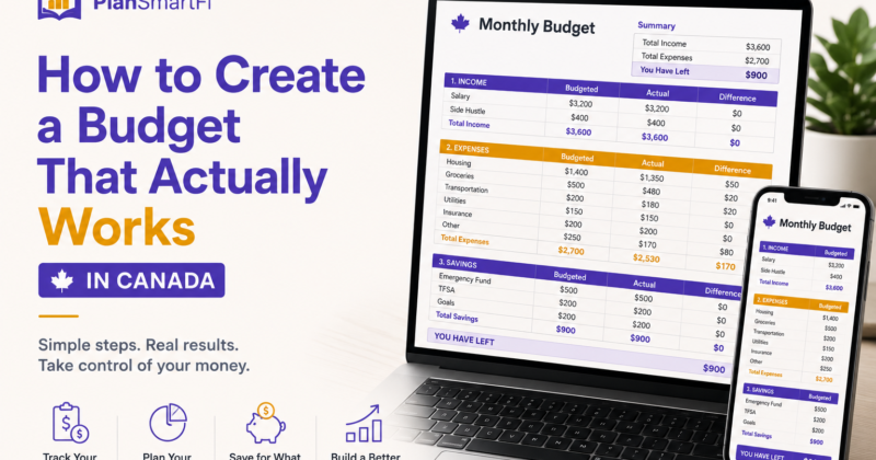 How to Create a Budget That Actually Works in Canada (With a Free Template)