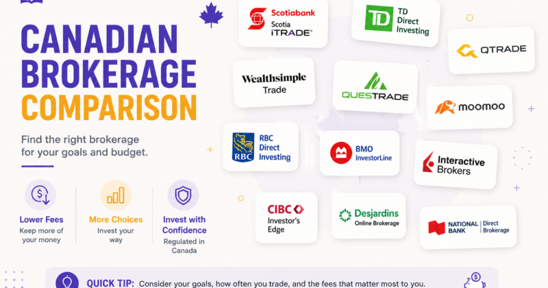 Canadian Brokerage Comparison 2026: Wealthsimple vs Questrade vs Qtrade